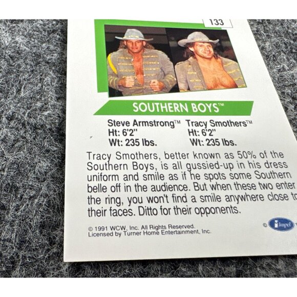 WCW 1991 "Southern Boys" Wrestling Trading Cards Set Of 16 - Picture 5 of 5